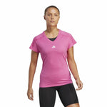 Damen Kurzarm-T-Shirt Adidas Essentials Rosa Lila