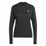 Langarm Damen T-Shirt Adidas Run It Schwarz