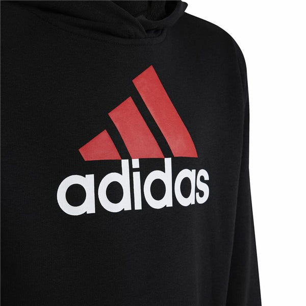 Jungen Sweater mit Kapuze Adidas Essentials Schwarz