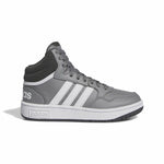 Kinder Sportschuhe Adidas Hoops 3.0 Mid Grau