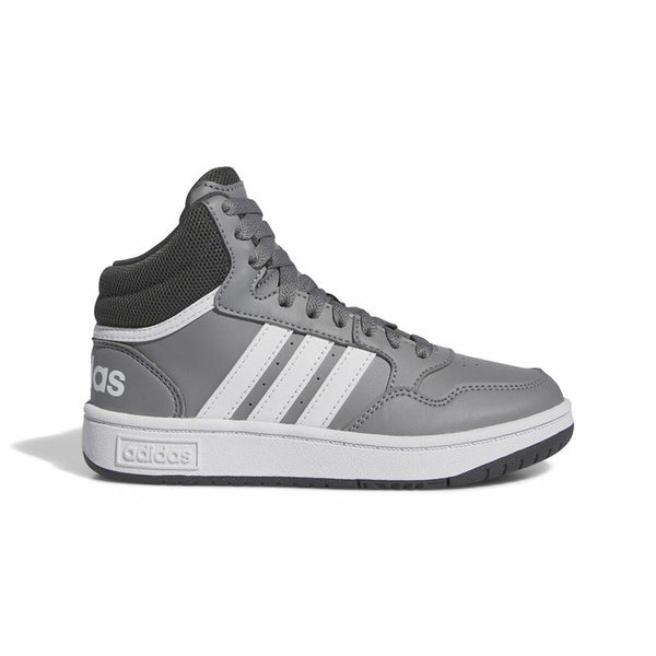 Kinder Sportschuhe Adidas Hoops 3.0 Mid Grau