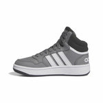 Kinder Sportschuhe Adidas Hoops 3.0 Mid Grau