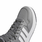Kinder Sportschuhe Adidas Hoops 3.0 Mid Grau