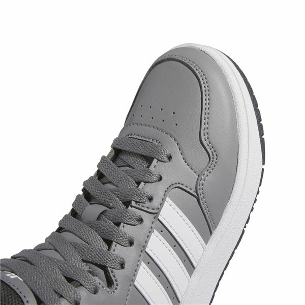 Kinder Sportschuhe Adidas Hoops 3.0 Mid Grau