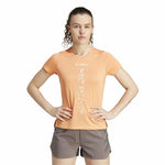 Damen Kurzarm-T-Shirt Adidas Agravic Shirt Orange