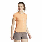 Damen Kurzarm-T-Shirt Adidas Agravic Shirt Orange