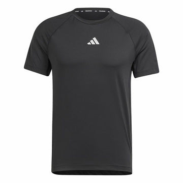 Herren Kurzarm-T-Shirt Adidas Essentials Gym+ Schwarz