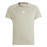 Herren Kurzarm-T-Shirt Adidas Essentials Gym+ Beige