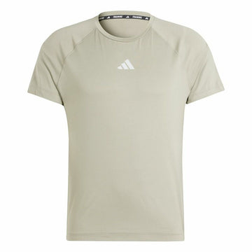 Herren Kurzarm-T-Shirt Adidas Essentials Gym+ Beige