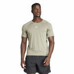 Herren Kurzarm-T-Shirt Adidas Essentials Gym+ Beige