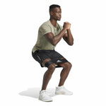 Herren Kurzarm-T-Shirt Adidas Essentials Gym+ Beige