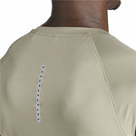 Herren Kurzarm-T-Shirt Adidas Essentials Gym+ Beige