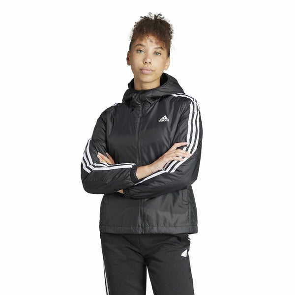 Sportjacke für Frauen Adidas Essentials Schwarz