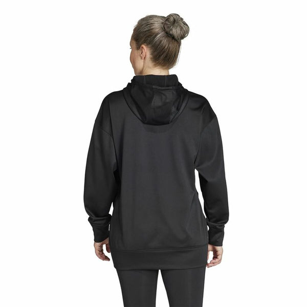 Damen Sweater mit Kapuze Adidas Game and go Hoodie Mujer Schwarz