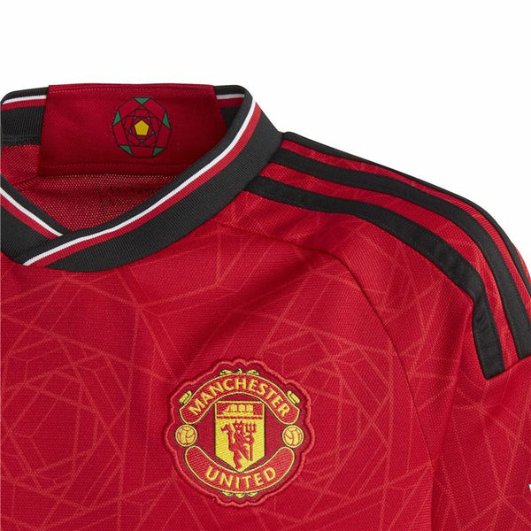 Kurzarm Fußballshirt für Kinder Adidas Manchester (7-8 Jahre)