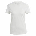Damen Kurzarm-T-Shirt Adidas 3S Weiß
