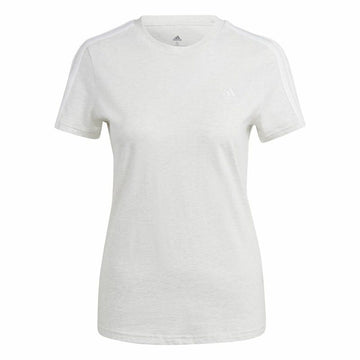 Damen Kurzarm-T-Shirt Adidas 3S Weiß