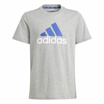 Jungen Kurzarm-T-Shirt Adidas Essentials Big Logo Grau