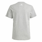 Jungen Kurzarm-T-Shirt Adidas Essentials Big Logo Grau