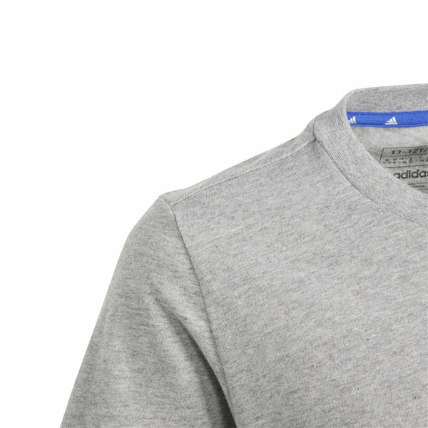 Jungen Kurzarm-T-Shirt Adidas Essentials Big Logo Grau