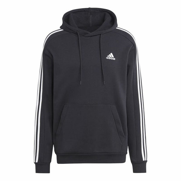 Herren Sweater mit Kapuze Adidas Schwarz