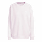 Damen Sweater ohne Kapuze Adidas 3S Ft Swt Rosa