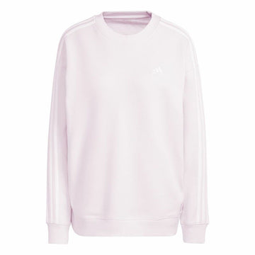 Damen Sweater ohne Kapuze Adidas 3S Ft Swt Rosa