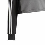 Damen-Trainingsanzug Adidas Tiberio 3- Stripes Colorblock Schwarz Grau