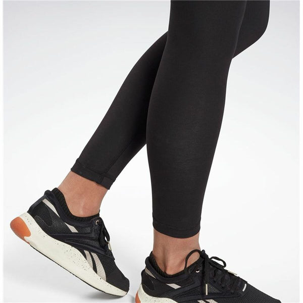 Sporthose Damen Reebok Rie Cotton Schwarz