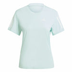 Damen Kurzarm-T-Shirt Adidas Own The Run Aquamarin