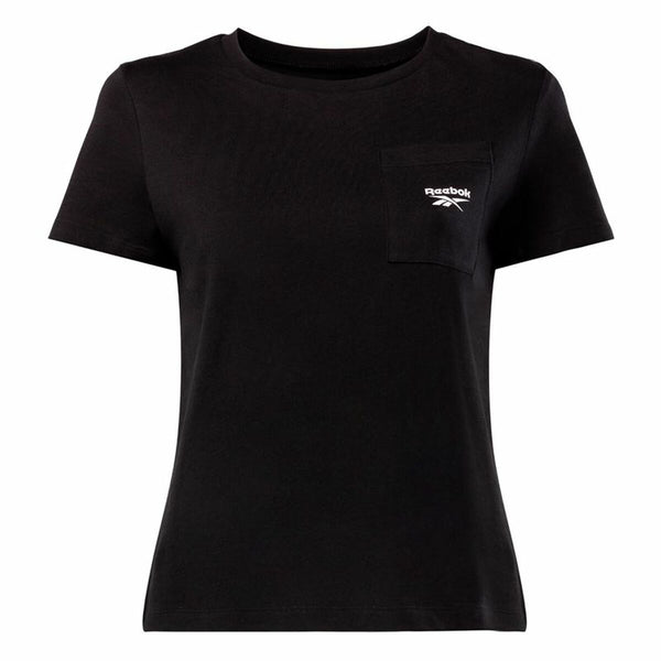 Damen Kurzarm-T-Shirt Reebok Identity Small Logo Schwarz (XS)