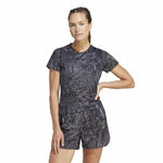 Damen Kurzarm-T-Shirt Adidas Ri 3B Aop Schwarz