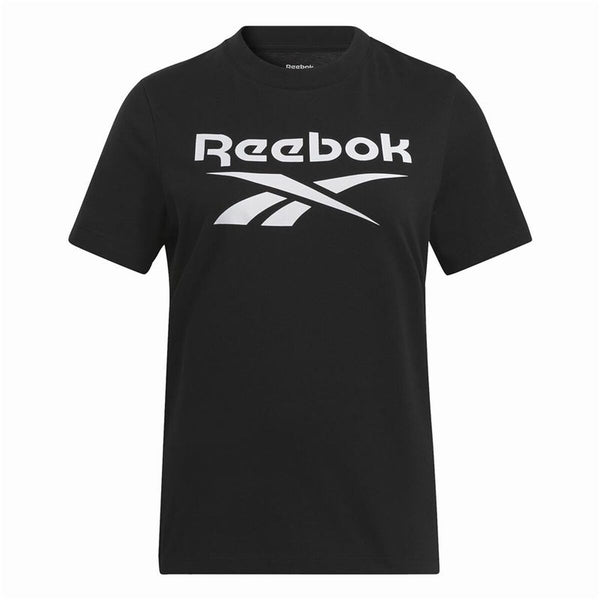 Damen Kurzarm-T-Shirt Reebok Identity Big Logo Schwarz