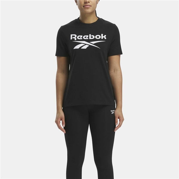 Damen Kurzarm-T-Shirt Reebok Identity Big Logo Schwarz