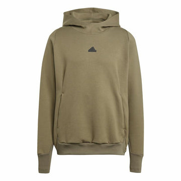 Herren Sweater mit Kapuze Adidas Z.N.E. Pr Braun Ocker
