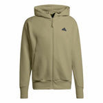 Herren Sweater mit Kapuze Adidas Z.N.E. Pr Braun Khaki