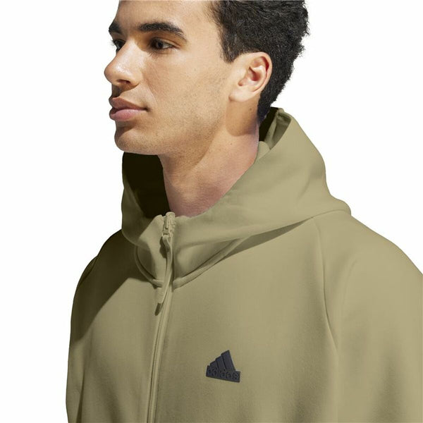 Herren Sweater mit Kapuze Adidas Z.N.E. Pr Braun Khaki