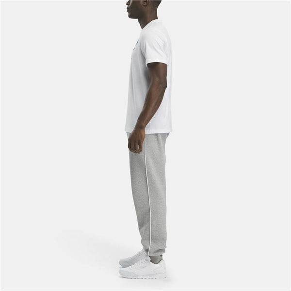 Herren Kurzarm-T-Shirt Reebok Identity Big Stacked Logo Weiß