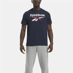 Herren Sweater mit Kapuze Reebok Marineblau