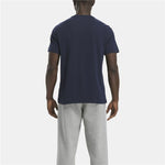 Herren Sweater mit Kapuze Reebok Marineblau