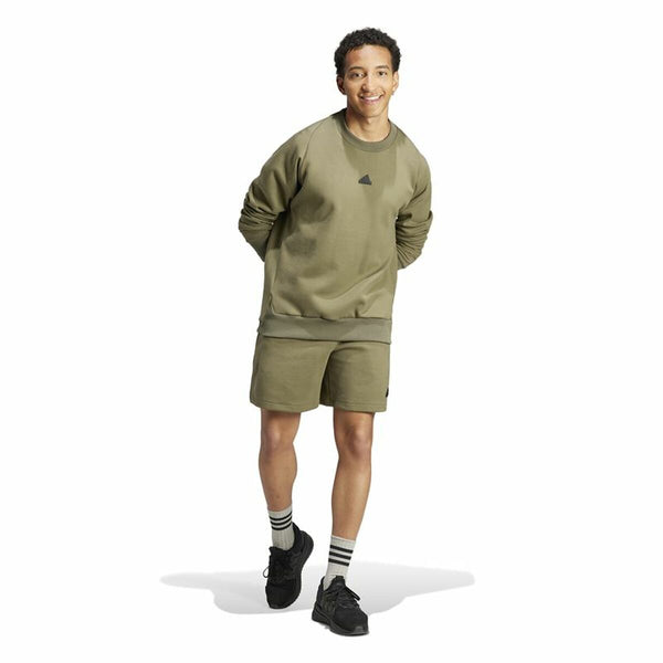 Herren Sweater ohne Kapuze Adidas Z.N.E. Pr Braun