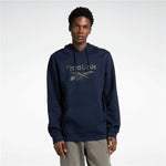 Herren Sweater mit Kapuze Reebok Identity Modern Camo Oth Blau Marineblau