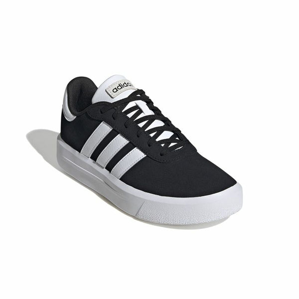 Laufschuhe für Damen Adidas Court Platform Suede Schwarz