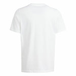 Jungen Kurzarm-T-Shirt Adidas B Camo Lin Weiß
