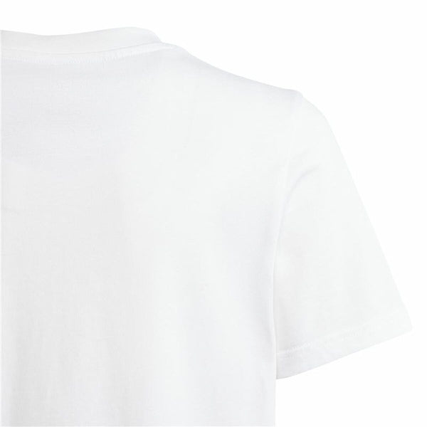 Jungen Kurzarm-T-Shirt Adidas B Camo Lin Weiß