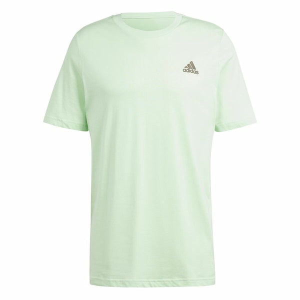 Herren Kurzarm-T-Shirt Adidas adidas Sl grün