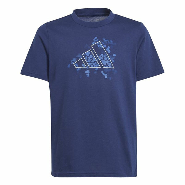 Herren Kurzarm-T-Shirt Adidas Essentials Uni Train Blau