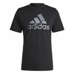 Herren Kurzarm-T-Shirt Adidas Camo G 1 Schwarz