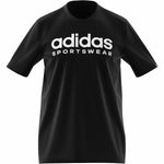 Herren Kurzarm-T-Shirt Adidas Spw Schwarz