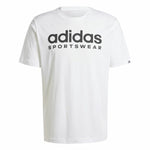 Herren Kurzarm-T-Shirt Adidas Spw Weiß